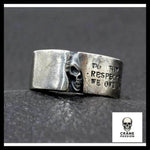 Anneau Tête de Mort Cachée en Argent - Crâne Passion