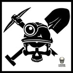 Autocollant Chantier - Crâne Passion