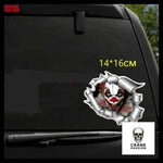 Autocollant Clown - Crâne Passion