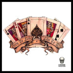 Autocollant Poker - Crâne Passion