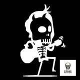 Autocollant Rock - Crâne Passion