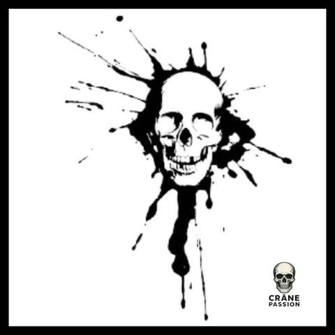 Autocollant Tête de Mort - Crâne Passion