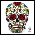 Autocollant Tête de Mort Mexicaine - Crâne Passion