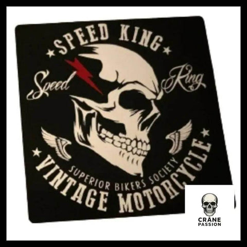 Autocollant Tête de Mort Moto - Crâne Passion