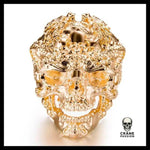 Bague Biker Homme (Acier) - Crâne Passion