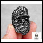 Bague Capitaine - Crâne Passion