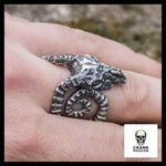 Bague Crâne Bélier - Crâne Passion