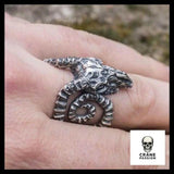 Bague Crâne Bélier - Crâne Passion
