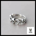 Bague Crâne Femme En Argent - Crâne Passion