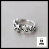 Bague Crâne Femme En Argent - Crâne Passion