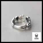 Bague Crâne Femme En Argent - Crâne Passion
