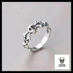 Bague Crâne Femme En Argent - Crâne Passion
