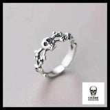 Bague Crâne Femme En Argent - Crâne Passion