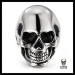 Bague Crâne Fendu (Acier) - Crâne Passion