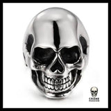 Bague Crâne Fendu (Acier) - Crâne Passion