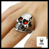 Bague Crâne Fendu (Acier) - Crâne Passion