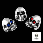 Bague Crâne Fendu (Acier) - Crâne Passion