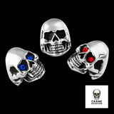 Bague Crâne Fendu (Acier) - Crâne Passion