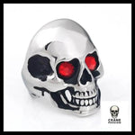 Bague Crâne Fendu (Acier) - Crâne Passion