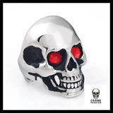 Bague Crâne Fendu (Acier) - Crâne Passion