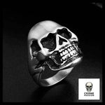 Bague Crâne Fendu (Acier) - Crâne Passion