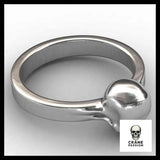 Bague Crâne Gothique (Acier) - Crâne Passion