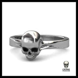 Bague Crâne Gothique (Acier) - Crâne Passion