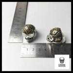 Bague Crâne Homme (Argent) - Crâne Passion