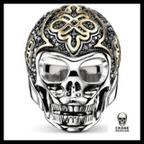 Bague Crâne Homme (Argent) - Crâne Passion