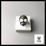 Bague Crâne Homme (Argent) - Crâne Passion