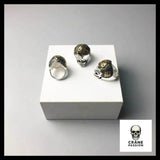Bague Crâne Homme (Argent) - Crâne Passion