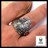 Bague Crâne Mexicain Catrina (Argent) - Crâne Passion