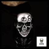 Bague Crâne Souriant (Acier) - Crâne Passion