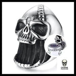 Bague Décapsuleur Tête de Mort (Acier) - Crâne Passion