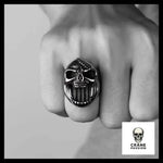 Bague Décapsuleur Tête de Mort (Acier) - Crâne Passion