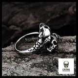 Bague Dragon Homme (Acier) - Crâne Passion