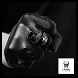 Bague Dragon Homme (Acier) - Crâne Passion