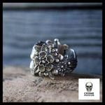 Bague Gothique Femme - Crâne Passion