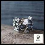 Bague Gothique Femme - Crâne Passion