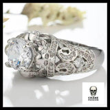 Bague Gothique Frémissant (Acier) - Crâne Passion