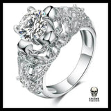 Bague Gothique Frémissant (Acier) - Crâne Passion