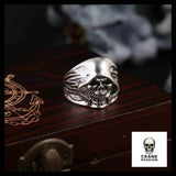 Bague Grande Faucheuse (Acier) - Crâne Passion