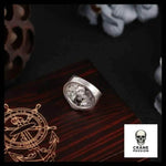 Bague Grande Faucheuse (Acier) - Crâne Passion