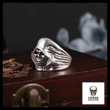 Bague Grande Faucheuse (Acier) - Crâne Passion