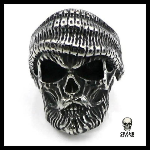 Bague Hipster Homme (Acier) - Crâne Passion