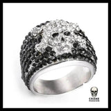 Bague Johnny Hallyday (Acier) - Crâne Passion