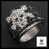 Bague Johnny Hallyday (Acier) - Crâne Passion