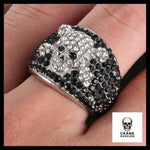 Bague Johnny Hallyday (Acier) - Crâne Passion