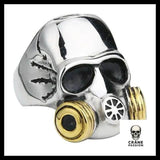 Bague Masque à Gaz - Crâne Passion