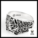 Bague Pirate (Argent) - Crâne Passion